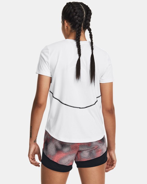 Camiseta de manga corta de entrenamiento UA Challenger Pro para mujer, White, pdpMainDesktop image number 1